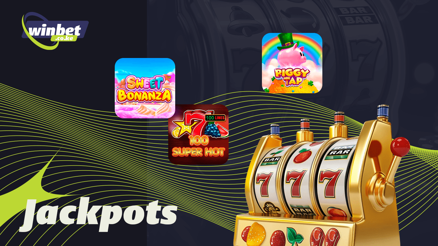 You can play Progressive Jackpots in the casino