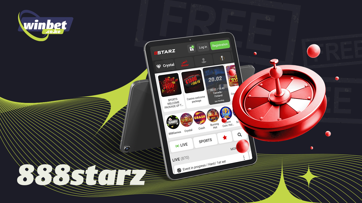 One of the best online casinos with free spins is 888starz