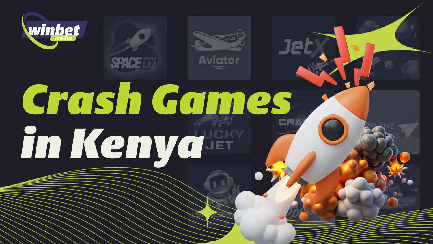 Crash Games in Kenya are fast-paced gambling games where players place bets and must withdraw their winnings before a random crash occurs
