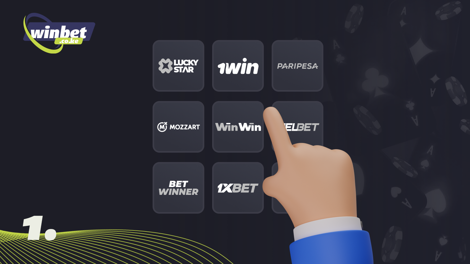 Select a licensed casino offering online blackjack for players from Kenya