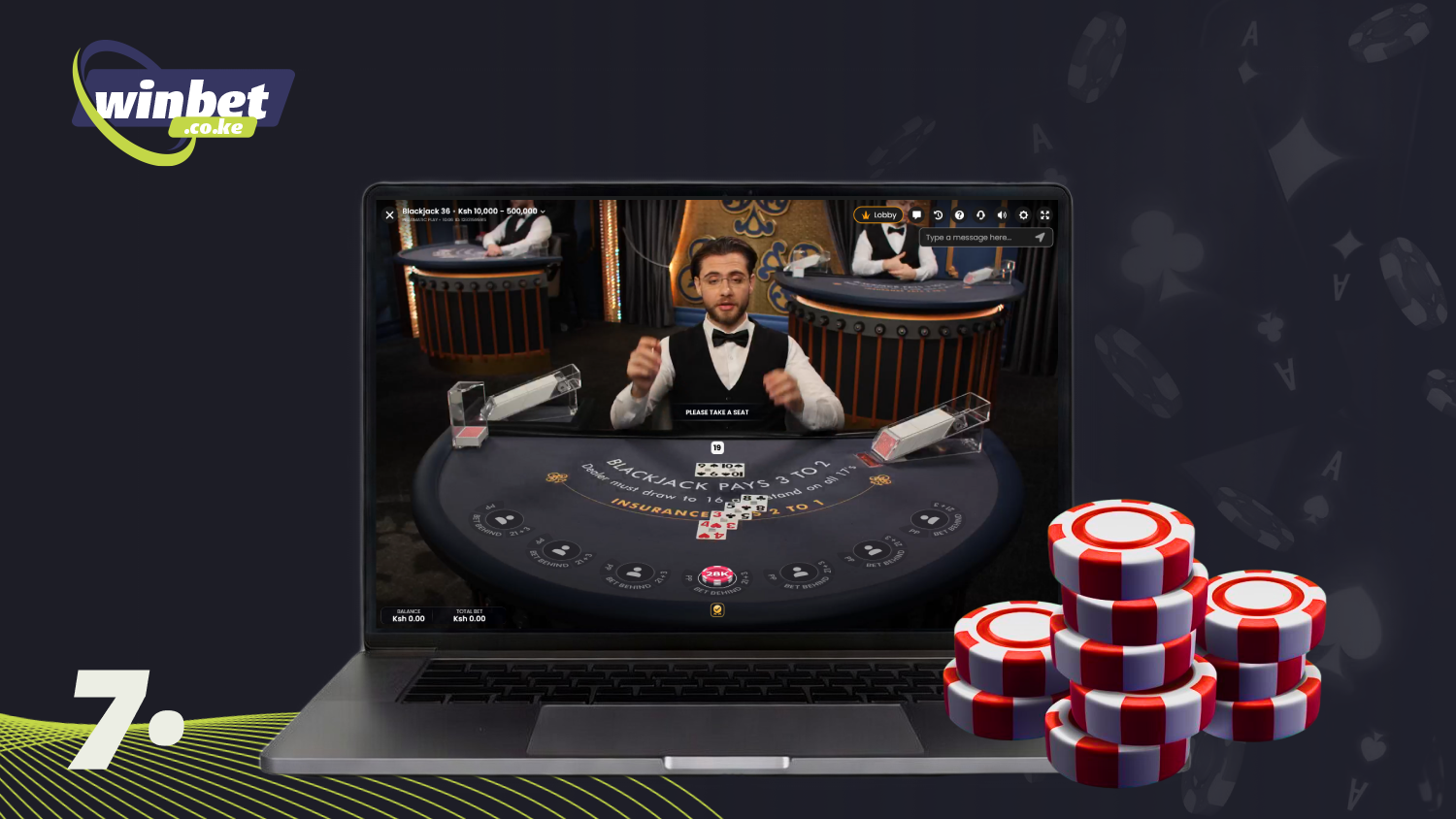 Wait for the dealer to reveal the face-down card and complete your hand according to blackjack rules