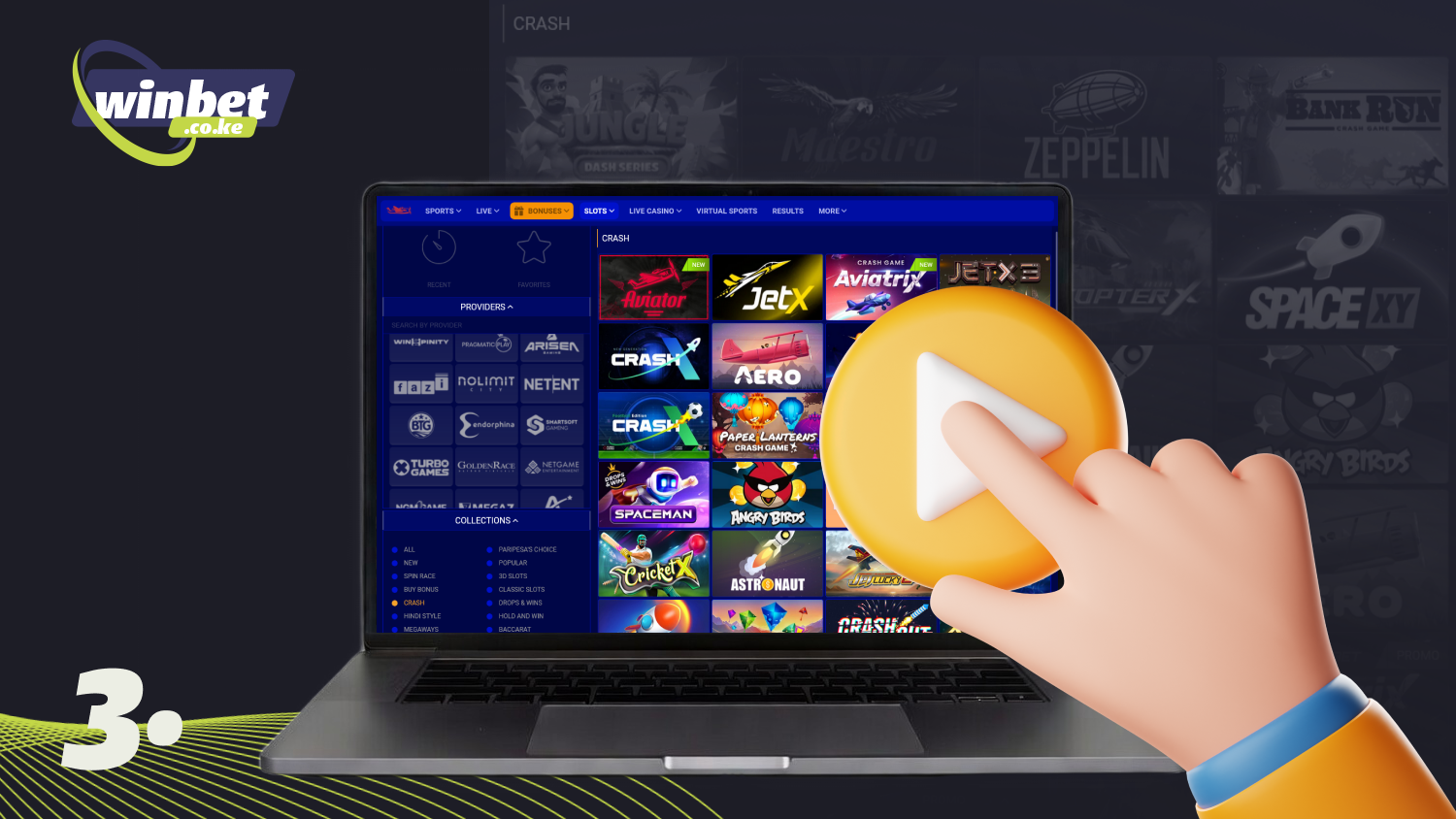 Select the Crash game at the casino and try the demo mode first to learn the mechanics of the game