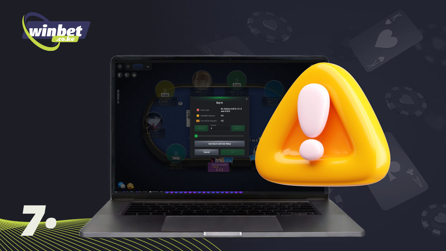 Before starting a poker game, players should set a loss limit for the session and strictly adhere to it