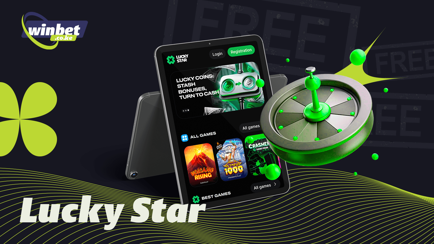 One of the best online casinos with free spins is Lucky Star